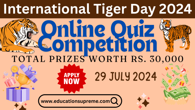 Quiz Contest on International Tiger Day 2024