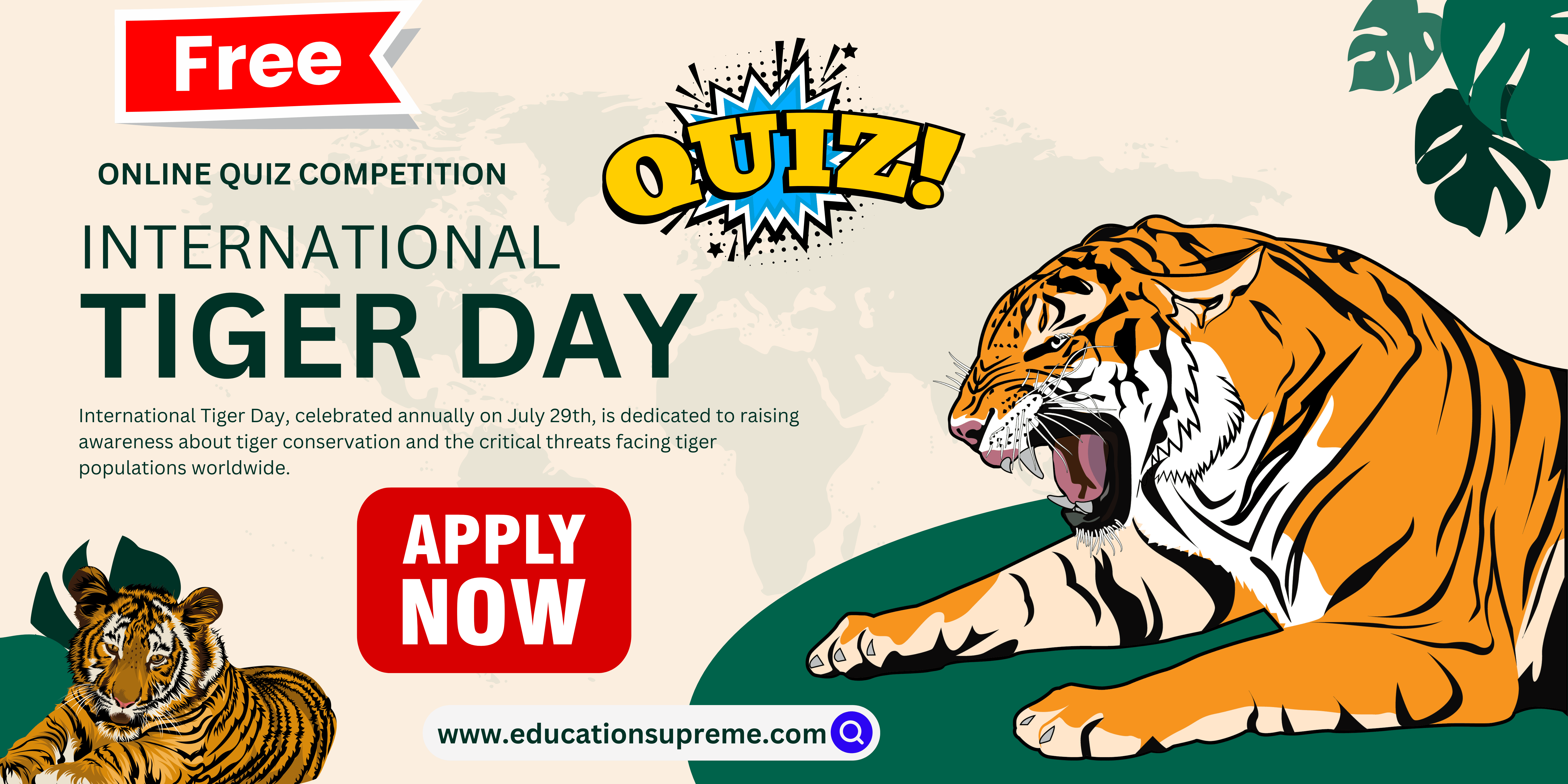 Online Quiz Competition on International Tiger