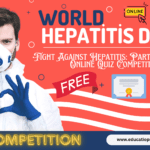 Fight Against Hepatitis Online Quiz Competition certificate.