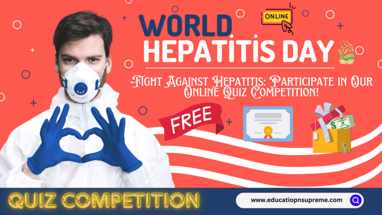 free Online Quiz Contest on Fight Against Hepatitis with certificate