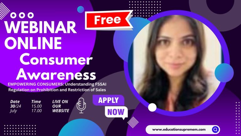 Free Online Consumer Awareness Webinar on Empowering Consumers