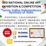 National Level Online Art Exhibition and competition.