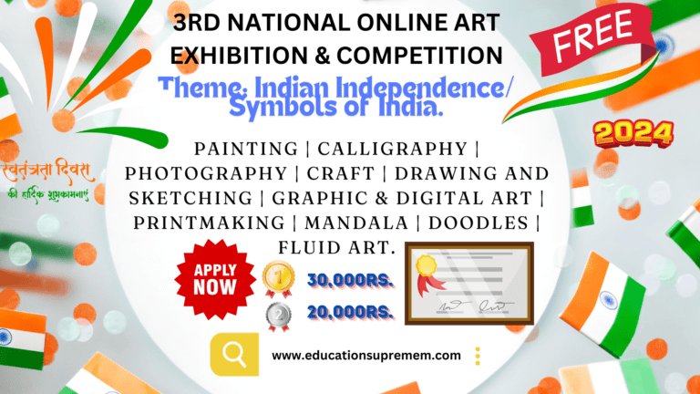 Artist from all Art forms and Mediums are welcome to submit their artworks for the art exhibition and competition.