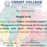 Indian Traditional Game Quiz Certificate Online.