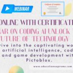 Coding AI Unlock the future of technology webinar Certificate.