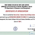 Quiz Destinations Around the World Certificate