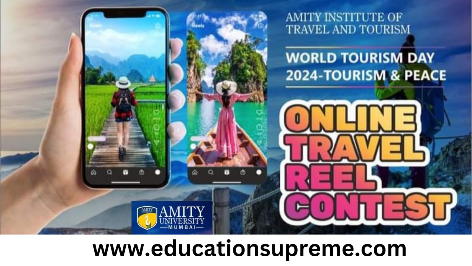 Online Travel Reel Contest on Tourism and Peace