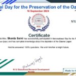 International Day for the Preservation Ozone Layer Quiz.