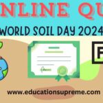 Awareness Quiz World Soil Day 2024 Certificate