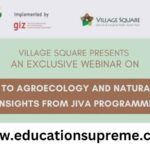 Agroecological Practices and Natural Farming webinar online.