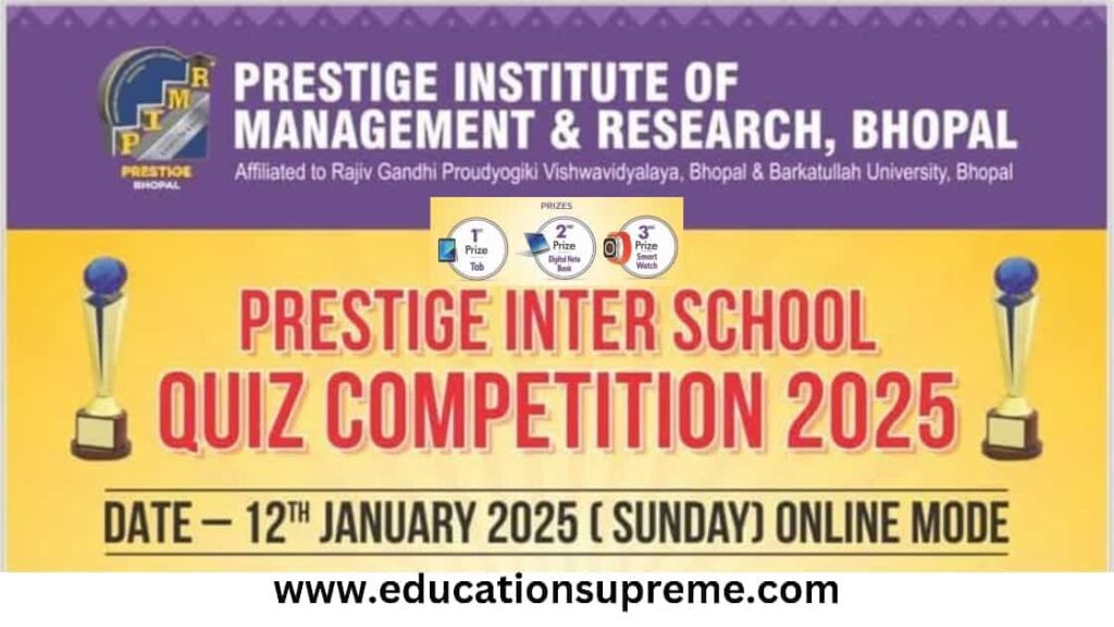 Inter School Quiz Competition Education Supreme