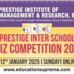 Inter School Quiz Competition 2024 Online.