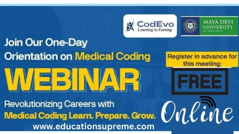 Online Webinar Medical Coding & its Career Prospects