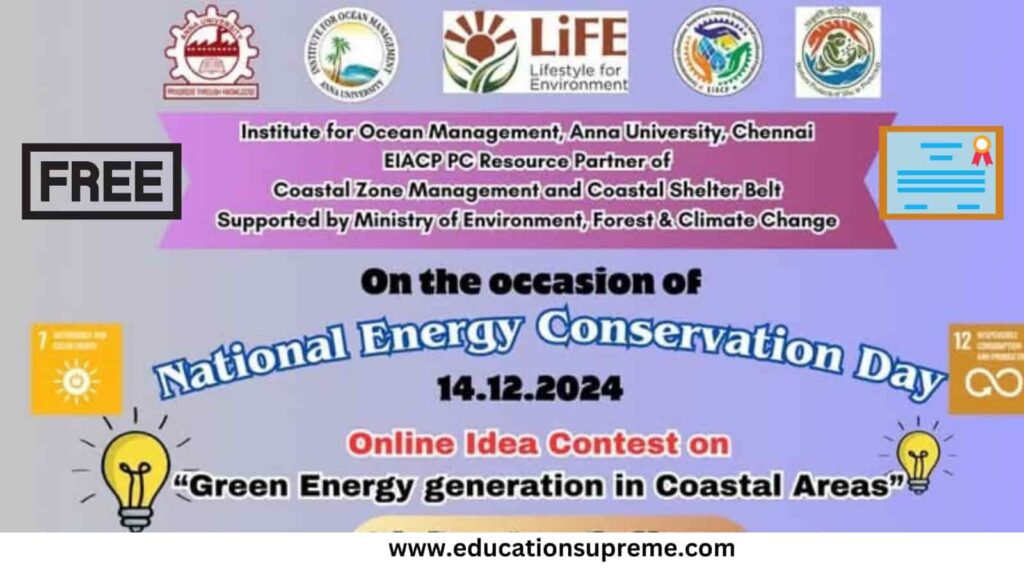 Online Idea Contest Green Energy generation in Coastal Area Education Supreme