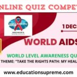 Quiz Competition World Aids Day 2024 Cderificate.