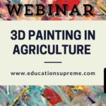 3D Painting in Agriculture Webinar Online.