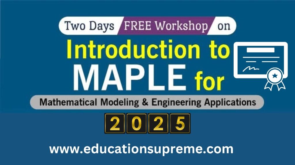 Mathematical Modeling Engineering Applications Education Supreme