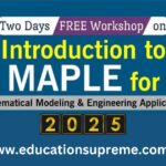 Mathematical Modeling & Engineering Applications Workshop 2Days Online.