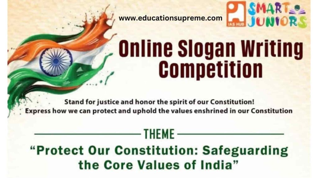 Online Slogan Writing Competition Education Supreme