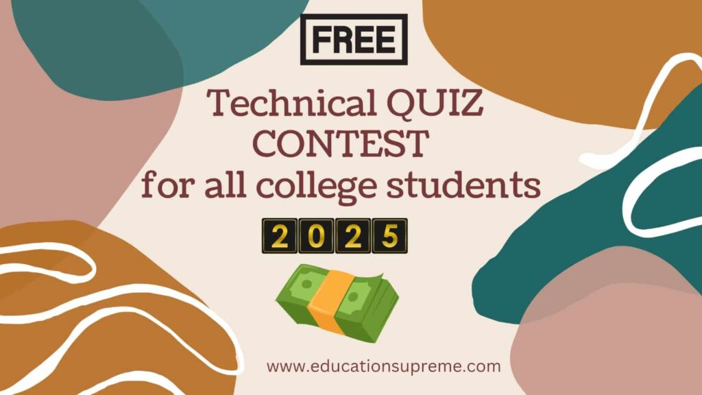 Skill Tech Quiz Contest Education Supreme