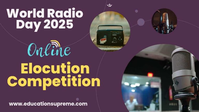 World Radio Day Elocution Competition.