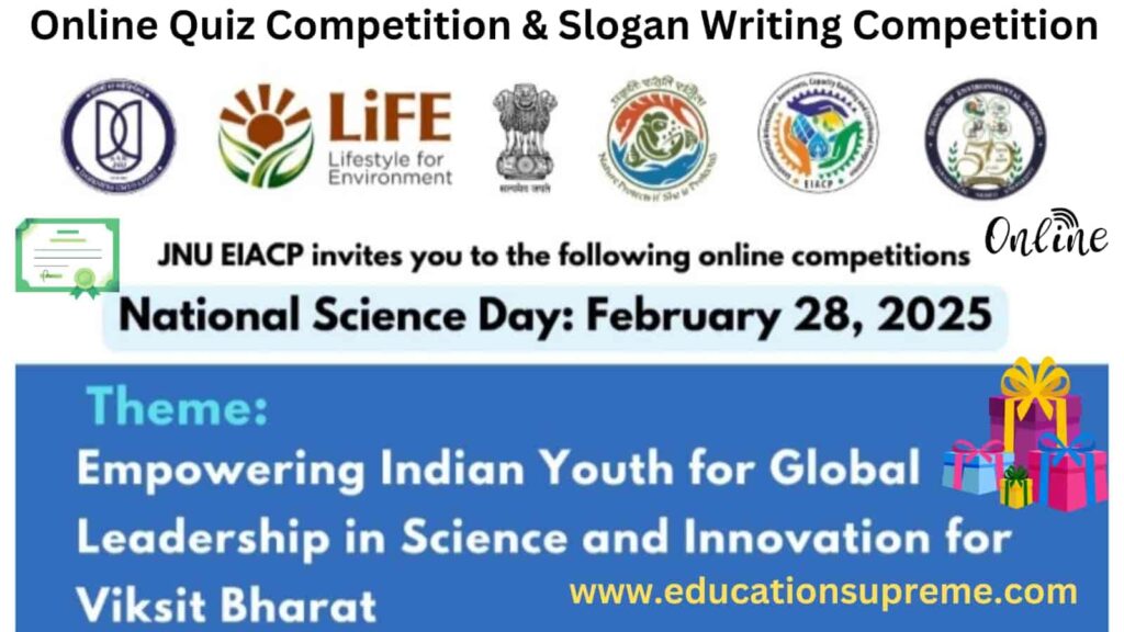 Competition on National Science Day Education Supreme