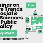 Future Trends in Social & Data Sciences for Public Policy webinar online.