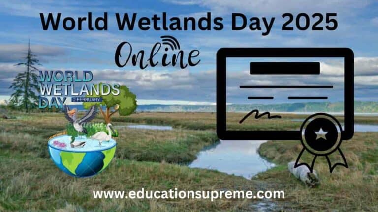 Free Online Quiz Competition on World Wetlands Day 2025.