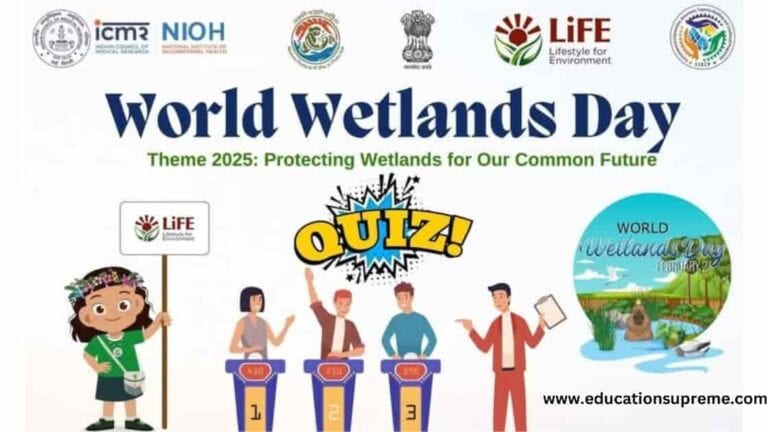 Quiz for World Wetlands Day-2025 Online Cerificate.