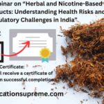 Herbal and Nicotine-Based Tobacco Products Webinar Certificate